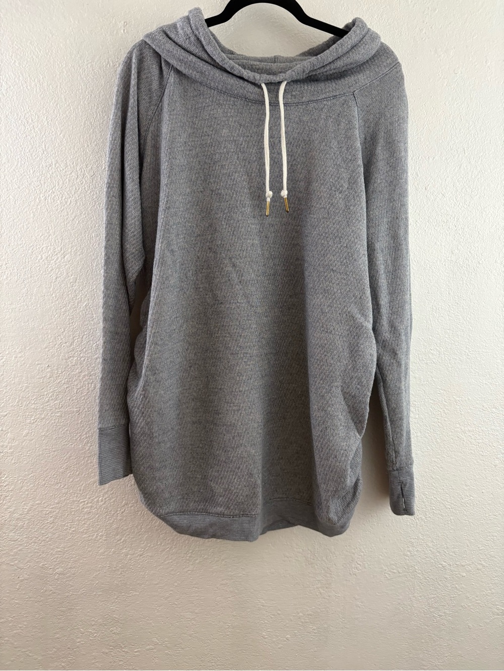 Isabel Maternity by Ingrid & Isabel Cozy Cowl Neck Pullover gray Hoodie size XXL